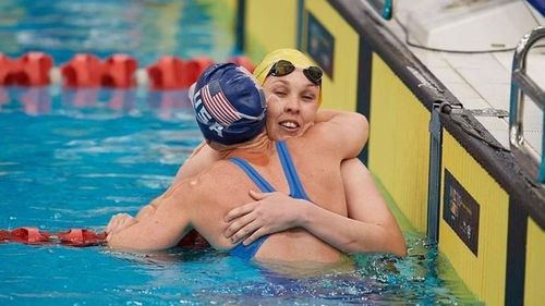 Against great odds, Ruth Hunt won five gold medals in the United States Air Force Warrior Games trials in Las Vegas.