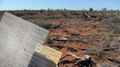 One farmer, who asked to remain anonymous as he is still in need of drought relief, claims he and 50 other farmers paid $600 each for donated hay.