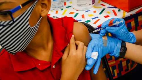 A vaccine for five to 11-year-old children could be available within weeks.