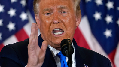 President Donald Trump speaks in the East Room of the White House, early Wednesday, Nov. 4, 2020, in Washington. (AP Photo/Evan Vucci)