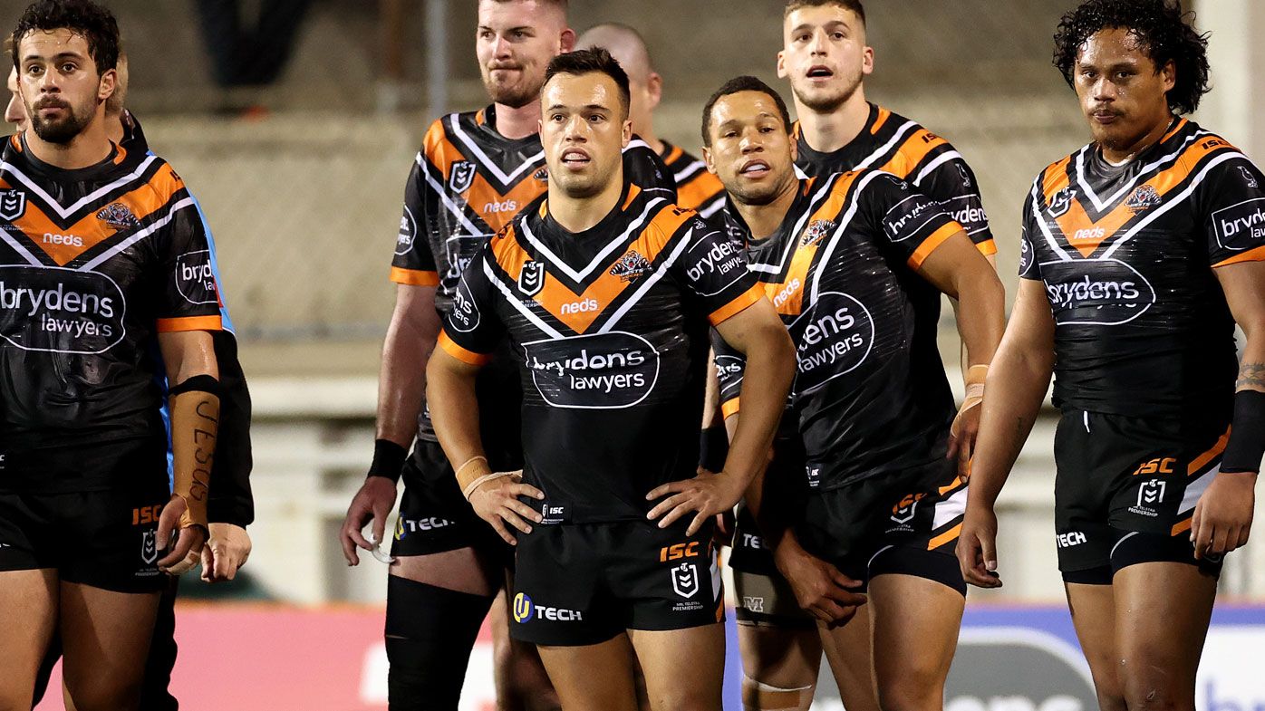 Tigers' finals hopes on life support after depleted Roosters bounce back