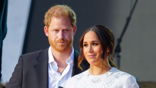 NON-EXCLUSIVE: Sept 24, 2021 - Prince Harry and Meghan Markle at Global Citizen Festival on September 25, 2021 in New York City.  (Photo Credit Jackson Lee)