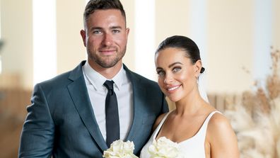 Bronte and Harrison&#x27;s wedding album MAFS 2023 Married At First Sight