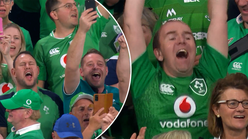 Ireland fans belt out incredible 'Zombie' rendition | Nine.com.au