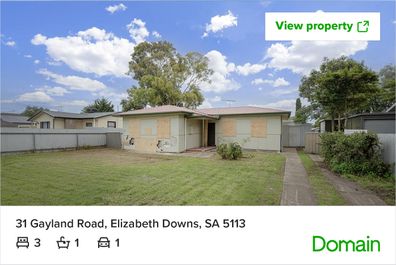 Domain property affordable cheap auction SA real estate house derelict