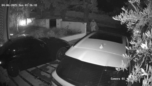 Visione CCTV dell'attacco incendiario a Maribyrnong Melbourne 