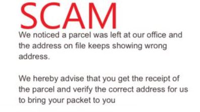冒充澳大利亚邮政的新诈骗电子邮件