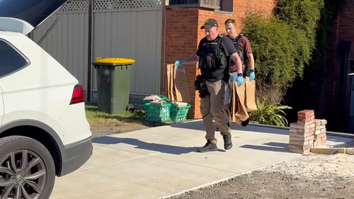 LSD, cocaine, heroin and methamphetamine were all allegedly located in the house.