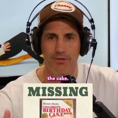 Andy Lee stolen Women's Weekly birthday cake cook book Old Mates Pub