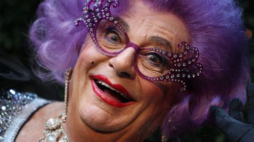 Barry Humphries played Dame Edna Everage for most of his adult life.