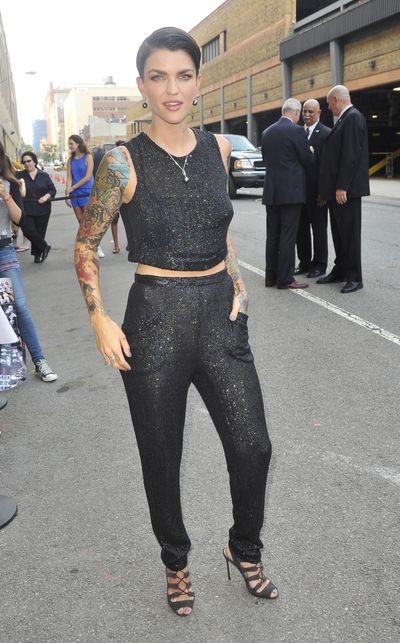 Ruby Rose pictured at the season 3 launch of Orange Is The New Black, June 2015