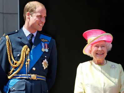 Prince William and Queen Elizabeth in 2015.