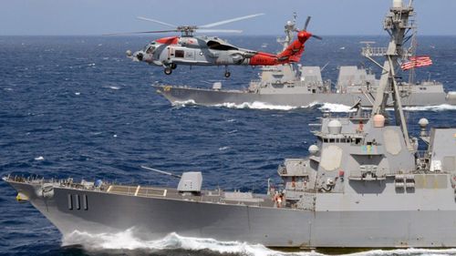 US warships again challenge Beijing's claims in South China Sea