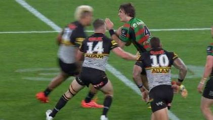 Panthers star Viliame Kikau was reported for a shoulder charge on Campbell Graham.