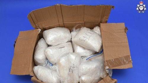 Police have seized 157 kilograms of methylamphetamine at Sydney Airport.