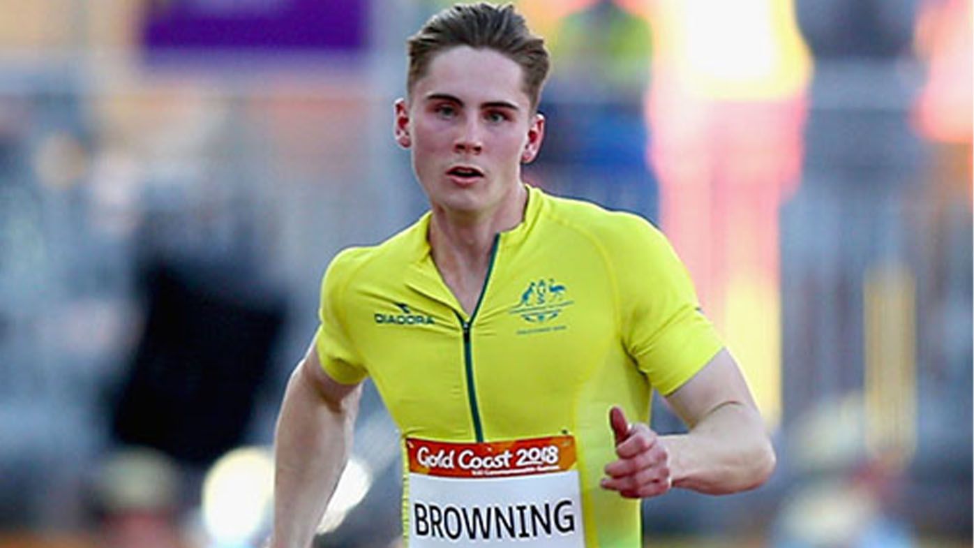 Rohan Browning becomes second Australian to break 10-second barrier in 100m
