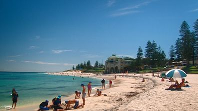 Cottesloe beach spans 1.5km and boasts stunning, clear water.