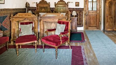 The Prince's Room in the Viscri property owned by the heir to the British throne, Prince Charles Romania unusual royal family houses
