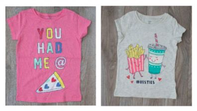 Food graphics on children's apparel examined in the study
