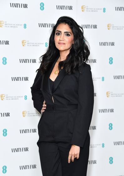 Leila Farzad attends the Vanity Fair EE Rising Star Party at 180 The Strand on March 01, 2022 in London, England. 