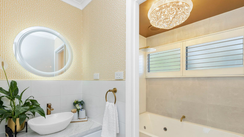 Property for sale in Portarlington, Victoria comes with a 'magical golden toilet'.