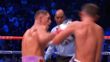 Aussie star dazzles to claim TKO victory