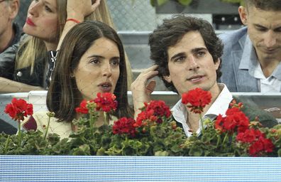 At the last match of David Ferrer of Spain on tour against Alexander Zverev of Germany on day 5 of the Mutua Madrid Open at La Caja Magica on May 8, 2019.