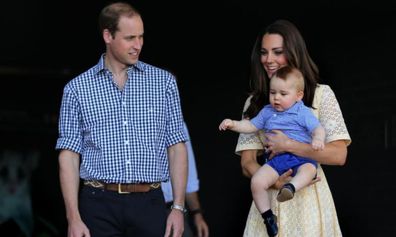 Prince George joined his parents in New Zealand and Australia in 2014.