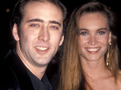 Nicolas Cage and girlfriend Lisa Stothard 