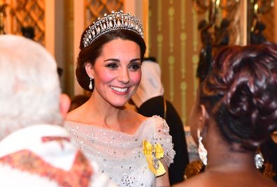 Duchess of Cambridge tiara diplomatic reception