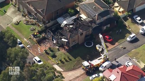 A deadly house fire in the Sydney's south-west has claimed the lives of three people, including a ten-year-old boy, and left two firefighters in hospital.