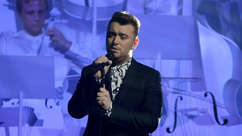 Sam Smith at the recent BRIT awards. (Getty Images)