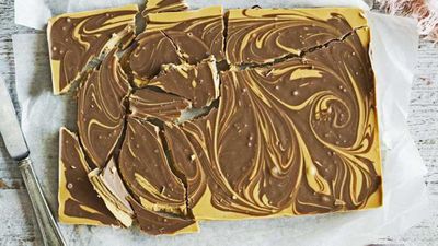 Peanut butter and chocolate shards