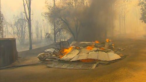 Investigations are continuing into a suspicious blaze that destroyed at least 15 homes in northern NSW this week.