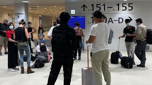 Jetstar passengers were stranded at Tokyo's Narita Airport for 24 hours.