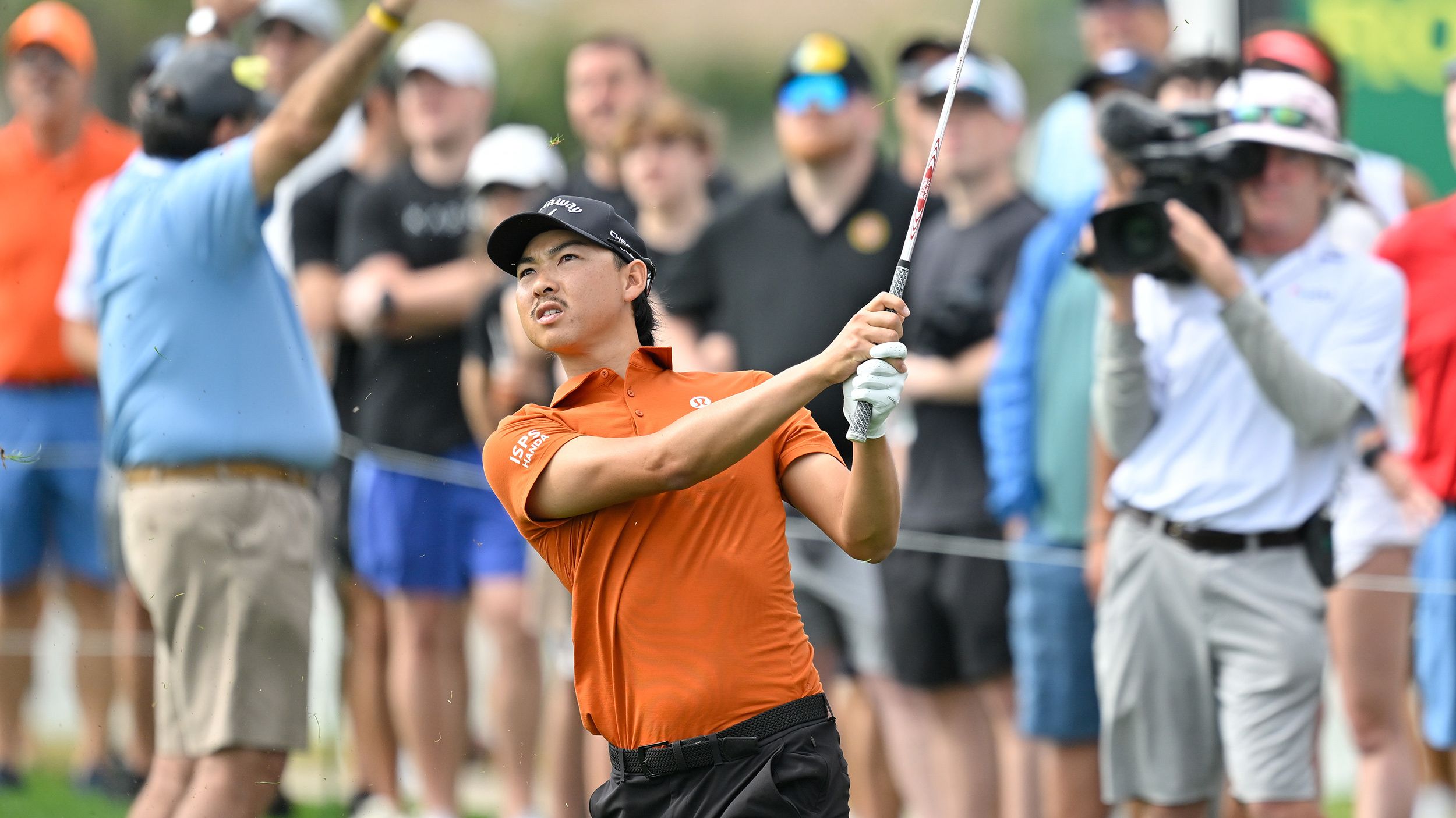 Aussie golfer Min Woo Lee in action at the Cognizant Classic.