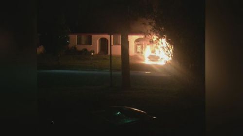 Neighbours on a Gold Coast street were woken by loud bangs. 