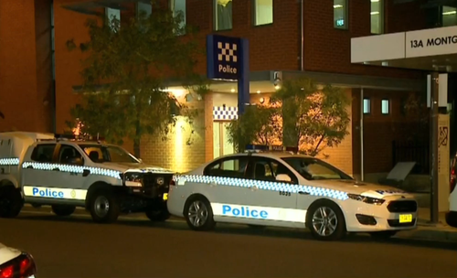 He had driven to the police station to check in for bail. (9NEWS)