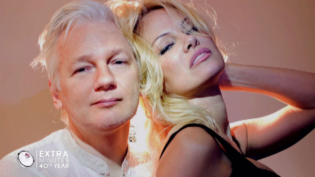 An unlikely love story: Pamela Anderson and Julian Assange 