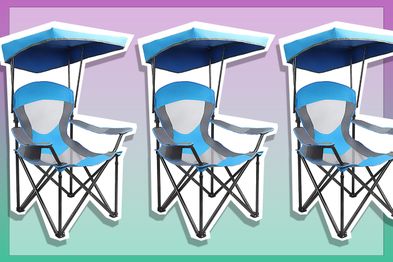 9PR: ALPHA CAMP Mesh Canopy Chair Folding Camping Chair