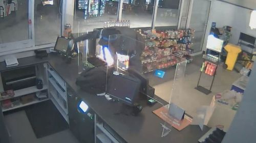 More than $100,000 worth of cigarettes have been stolen in a series of burglaries targeting service stations in Victoria's south-east. 
