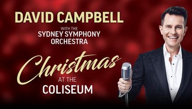 David Campbell is set to perform at Sydney's newest venue, the Sydney Coliseum Theatre, for Christmas at the Coliseum