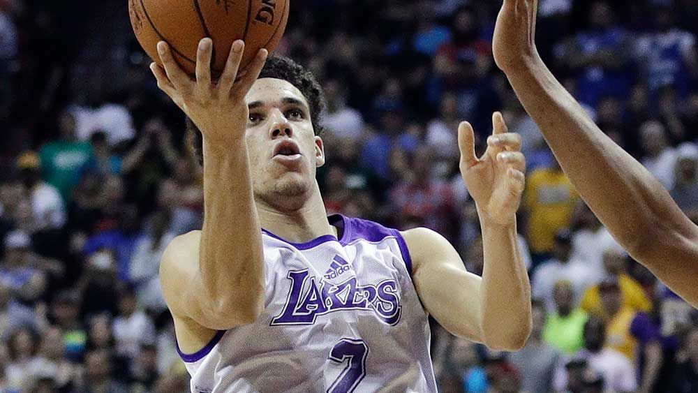 Lonzo Ball made a disastrous start to his Lakers career. (AAP)