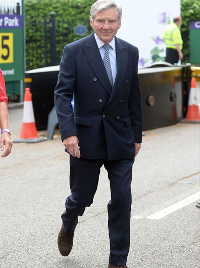 Michael Middleton attends Wimbledon Championships Tennis Tournament Day 11at All England Lawn Tennis and Croquet Club on July 09, 2021 in London, England