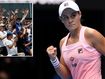 Barty's 'extraordinary' win as supporters turn out in force