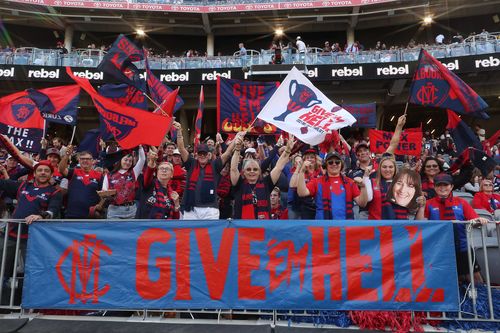 PERTH, AUSTRALIA - SEPTEMBER 25: during the AFL Grand Final 2021 match between Melbourne Demons and Western Bulldogs at Optus Stadium on September 25, 2021 in Perth, Australia.  (Photo by Paul Kane/Getty Images)