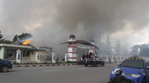 A violent rally in Wamena