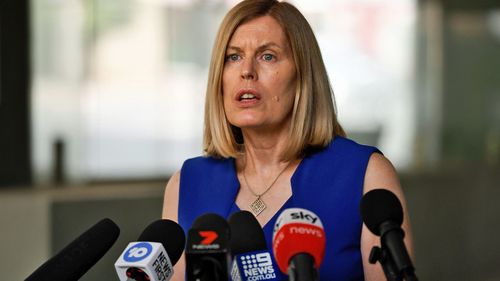 NSW Chief Health Officer Dr Kerry Chant speaks to the media during a press conference in Sydney, Friday, January 24, 2020.