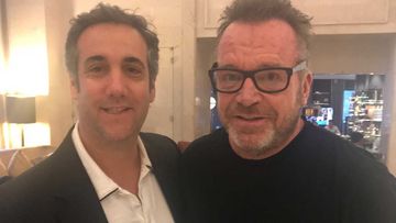 Michael Cohen and Tom Arnold. (Twitter)