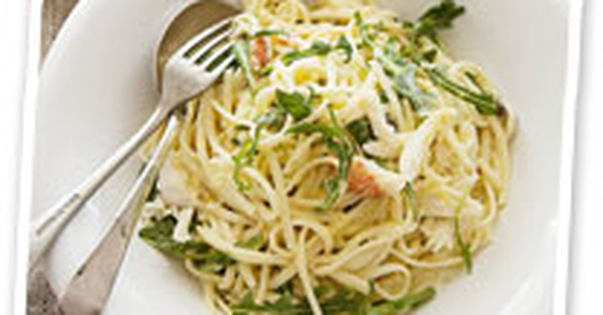 Linguine with crab and lemon - 9Kitchen